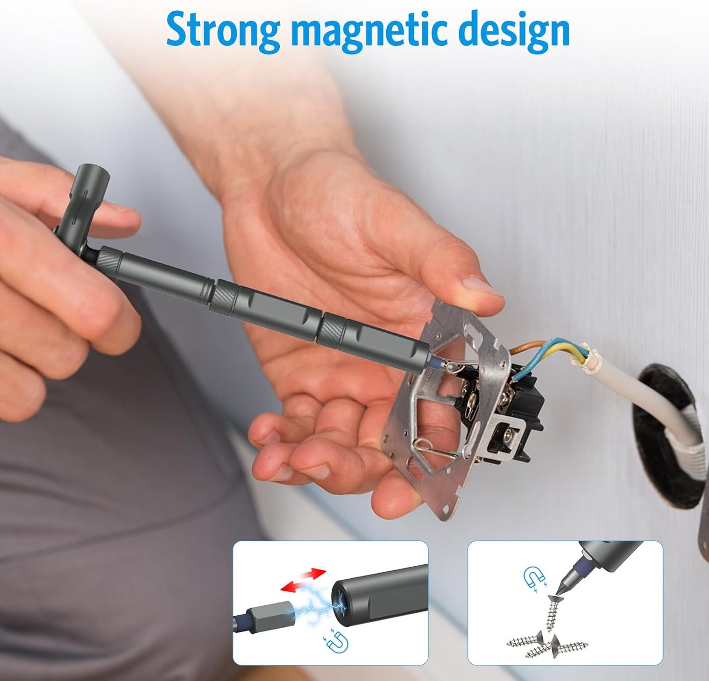 Magnetischer Schraubendreher-Spaß