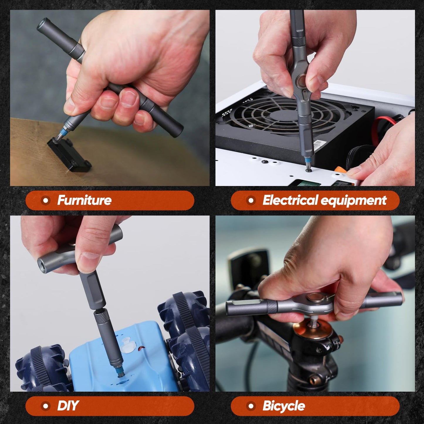 Magnetischer Schraubendreher-Spaß