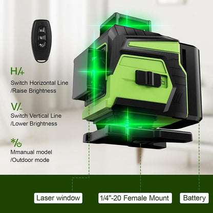 16 Linien Grünlaser-Nivelliergerät