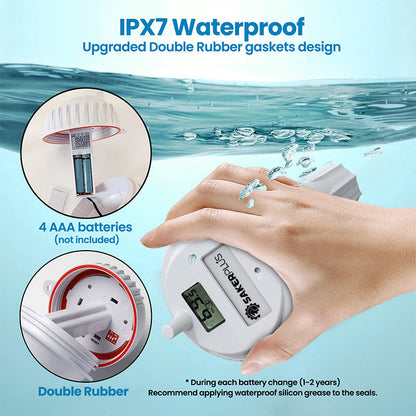 Rovux Kabelloses Pool-Thermometer